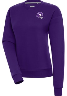 Antigua Minnesota Vikings Womens Purple Classic Victory Crew Sweatshirt