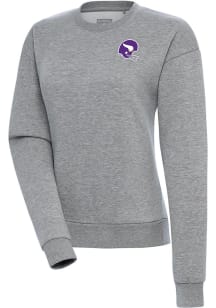 Antigua Minnesota Vikings Womens Grey Classic Victory Crew Sweatshirt