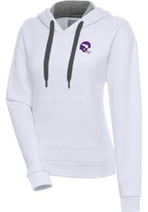 Antigua Minnesota Vikings Womens White Classic Victory Hooded Sweatshirt