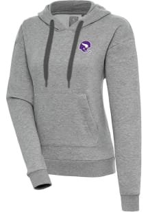 Antigua Minnesota Vikings Womens Grey Classic Victory Hooded Sweatshirt