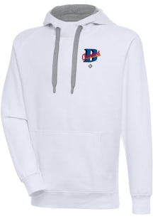 Antigua Cleveland Buckeyes Mens White Victory Long Sleeve Hoodie