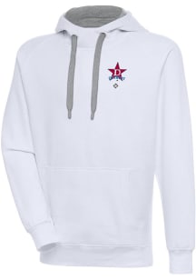 Antigua Detroit Stars Mens White Victory Long Sleeve Hoodie