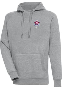 Antigua Detroit Stars Mens Grey Victory Long Sleeve Hoodie