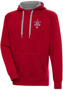 Antigua Detroit Stars Mens Red Victory Long Sleeve Hoodie