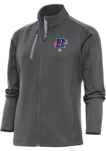 Antigua Cleveland Buckeyes Womens Grey Generation Light Weight Jacket