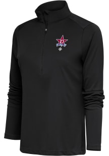 Antigua Detroit Stars Womens Grey Tribute Qtr Zip Pullover