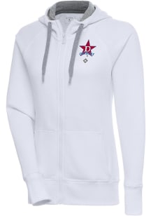 Antigua Detroit Stars Womens White Victory Long Sleeve Full Zip Jacket