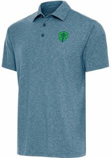 Antigua Seattle Sounders FC Mens Blue Par 3 Short Sleeve Polo