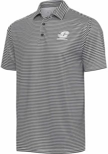 Antigua Central Michigan Chippewas Mens Black Skills Short Sleeve Polo