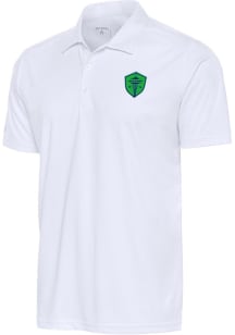 Antigua Seattle Sounders FC Mens White Tribute Short Sleeve Polo