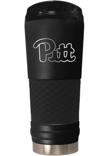 Pitt Panthers Stealth 24oz Powder Coated Stainless Steel Tumbler - Black