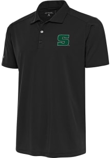 Antigua Slippery Rock Mens Grey Tribute Short Sleeve Polo