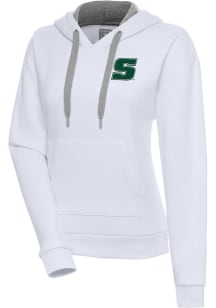 Antigua Slippery Rock Womens White Victory Hooded Sweatshirt