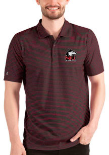 Antigua Northern Illinois Huskies Mens Black Esteem Short Sleeve Polo