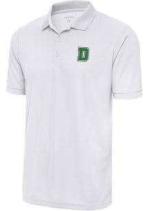 Antigua Dartmouth Big Green Mens White Legacy Pique Short Sleeve Polo