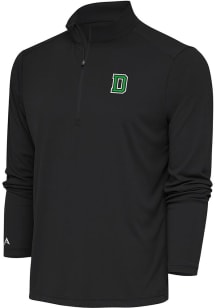 Antigua Dartmouth Big Green Mens Grey Tribute Long Sleeve Qtr Zip Pullover