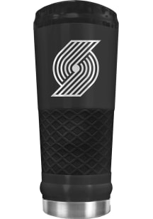 Portland Trail Blazers Stealth 24oz Powder Coated Stainless Steel Tumbler - Black