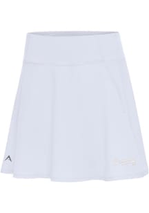 Antigua Atlanta Braves Womens White Chip Skort White Logo Skirt