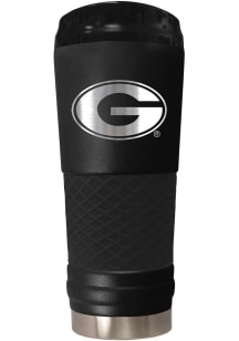 Georgia Bulldogs Stealth 24oz Powder Coated Stainless Steel Tumbler - Black