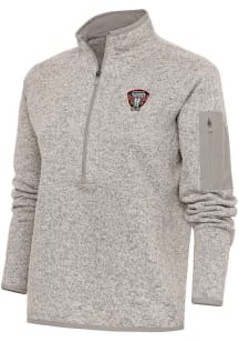 Antigua Missouri Thunder Womens Oatmeal Fortune Qtr Zip