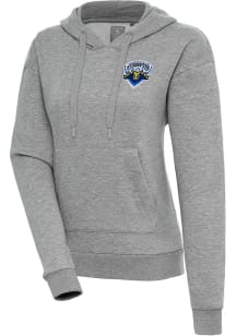 Antigua Nashville Stampede Womens Grey Victory Hooded Sweatshirt