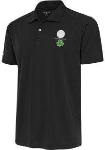 Antigua Denver Nuggets Mens Grey Shamrock Tribute Short Sleeve Polo