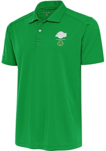 Antigua Los Angeles Lakers Mens Green Shamrock Tribute Short Sleeve Polo