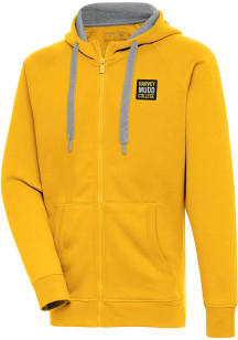 Antigua Harvey Mudd College Mens Gold Victory Long Sleeve Full Zip Jacket