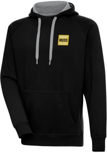 Antigua Harvey Mudd College Mens Black Victory Long Sleeve Hoodie