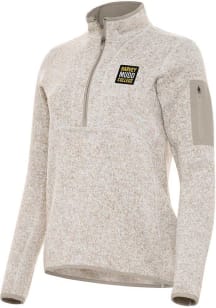 Antigua Harvey Mudd College Womens Oatmeal Fortune Qtr Zip