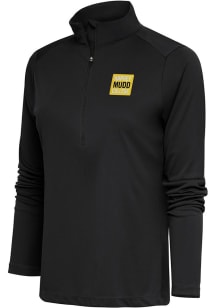 Antigua Harvey Mudd College Womens Grey Tribute Qtr Zip Pullover