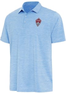 Antigua Colorado Rapids Mens Light Blue Layout Short Sleeve Polo