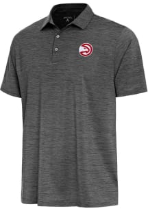 Antigua Atlanta Hawks Mens Black Layout Short Sleeve Polo