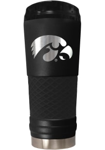 Iowa Hawkeyes Stealth 24oz Powder Coated Stainless Steel Tumbler - Black