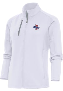 Antigua Tulsa Golden Hurricane Womens White Generation Light Weight Jacket