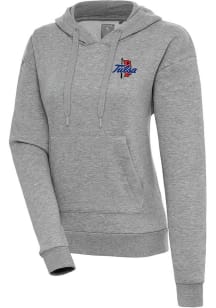 Antigua Tulsa Golden Hurricane Womens Grey Victory Hooded Sweatshirt