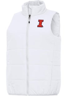 Antigua Illinois Fighting Illini Womens White Experience Vest