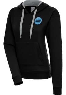 Antigua Utah Mammoth Womens Black Victory Hooded Sweatshirt