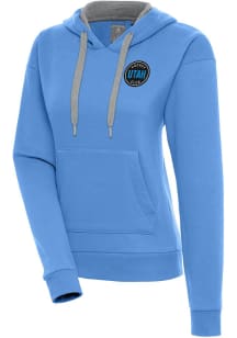 Antigua Utah Mammoth Womens Blue Victory Hooded Sweatshirt