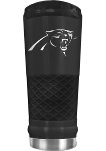 Carolina Panthers Stealth 24oz Powder Coated Stainless Steel Tumbler - Black