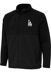 Antigua Los Angeles Dodgers Mens Black Daily Fused Medium Weight Jacket