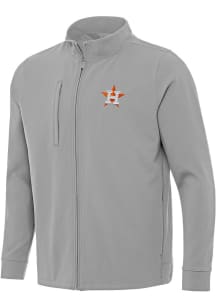 Antigua Houston Astros Mens Grey Regard Light Weight Jacket