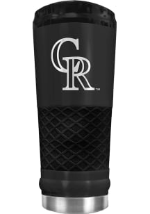 Colorado Rockies Stealth 24oz Powder Coated Stainless Steel Tumbler - Black