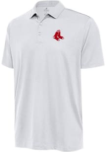 Antigua Boston Red Sox Mens White Ellipse Short Sleeve Polo