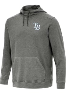 Antigua Tampa Bay Rays Mens Black Cloud Long Sleeve Hoodie