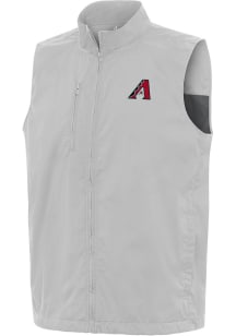 Antigua Arizona Diamondbacks Mens Grey Brisk Sleeveless Jacket