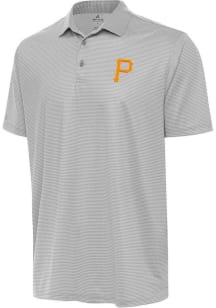 Antigua Pittsburgh Pirates Mens White Rings Short Sleeve Polo