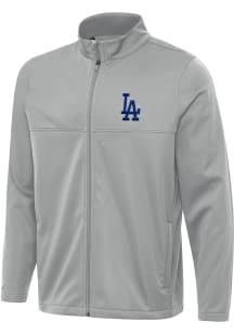 Antigua Los Angeles Dodgers Mens Grey Links 2 Light Weight Jacket