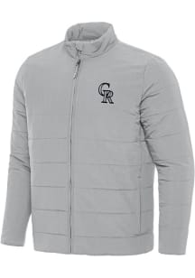 Antigua Colorado Rockies Mens Grey Swelter Filled Jacket