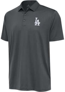 Antigua Los Angeles Dodgers Grey Ellipse Big and Tall Polo